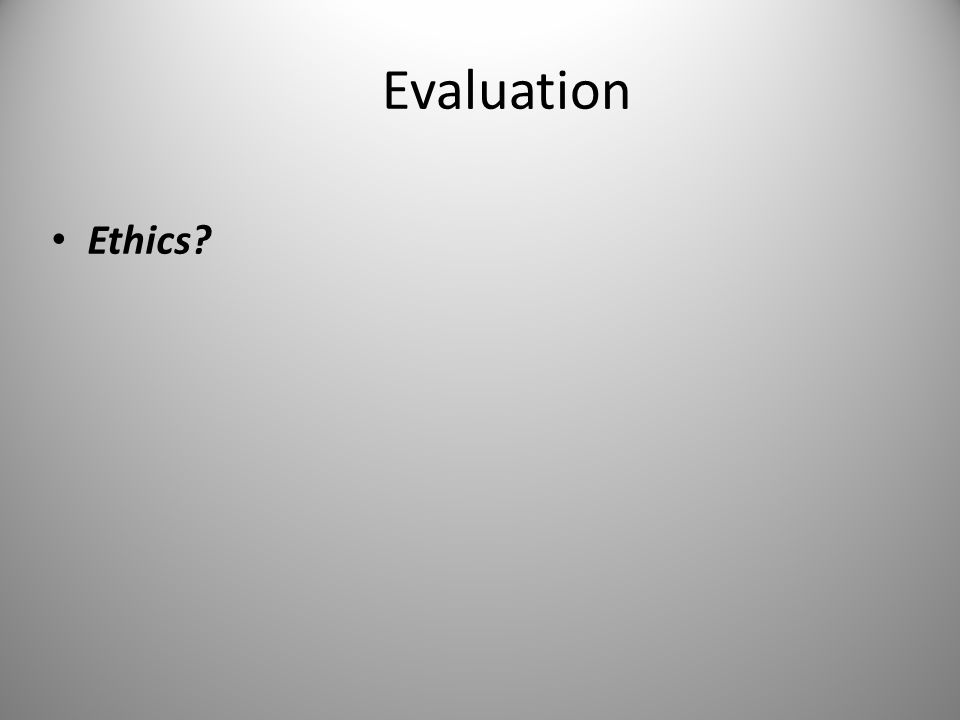 Measurement, Evaluation, And Ethics In Research